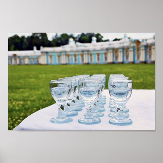 Wodka Shots at Catherine Palace, Rusland Poster (Voorkant)