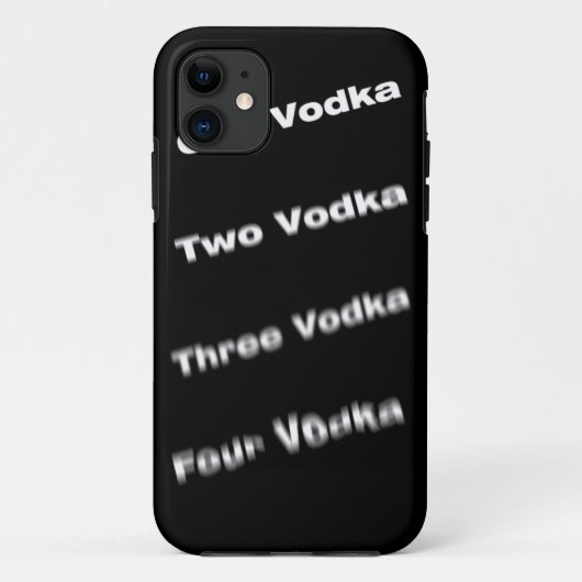 Wodka-stappen Case-Mate iPhone Case (Achterkant)