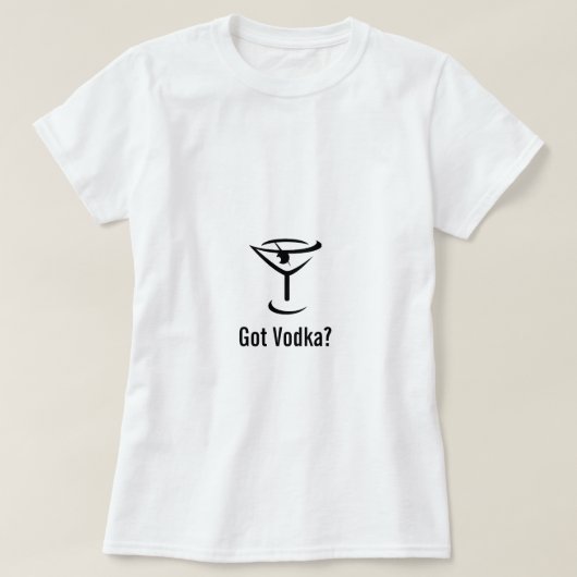Wodka T-shirt vrouwen (Design voorkant)