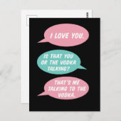 Wodka Talking Pandemic Briefkaart (Voorkant / Achterkant)