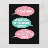 Wodka Talking Pandemic Briefkaart (Voorkant)