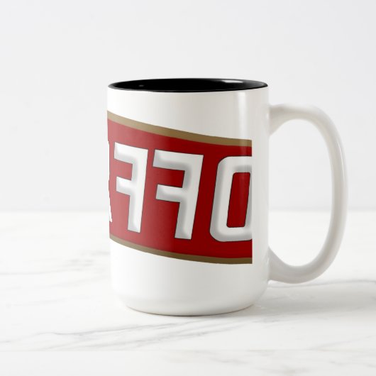 Wodka Tweekleurige Koffiemok (Rechts)