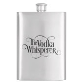 Wodka Whisperer Flask Flacon (Voorkant)