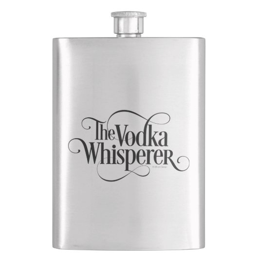 Wodka Whisperer Flask Flacon (Voorkant)