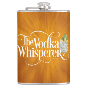 Wodka Whisperer Flask Heupfles