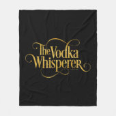 Wodka Whisperer Fleece Deken (Voorkant)