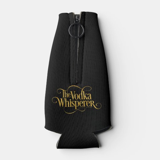 Wodka Whisperer Flesjeskoeler (Achterkant)