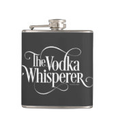 Wodka Whisperer Heupfles (Voorkant)