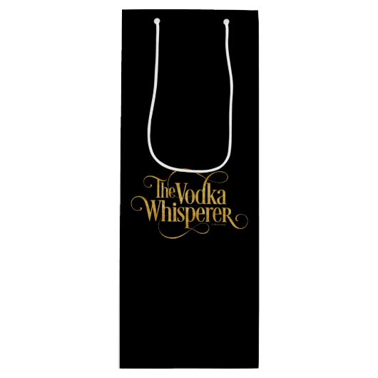 Wodka Whisperer Wijn Cadeautas (Voorkant)