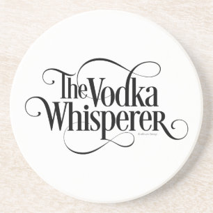 Wodka Whisperer Zandsteen Onderzetter