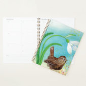 Woe vogels zingen op zonsopgang in de lente planner (Display)