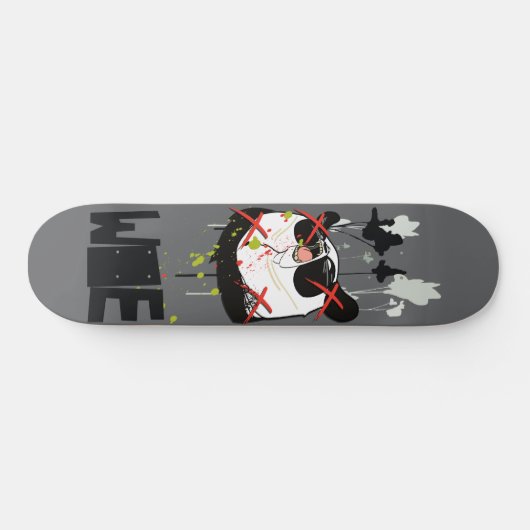 Woebots "Panda X" Skateboard (Horizontaal)