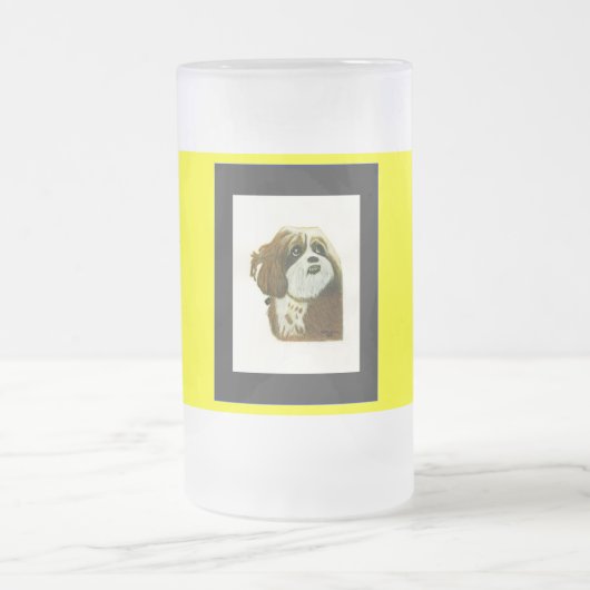 ! Woede creëren is angst Matglas Bierpul (Center)