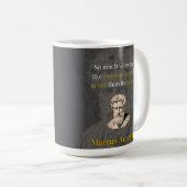Woede Doet Jou Het Meest Kwalijk: Marcus Aurelius Koffiemok (Voorkant rechts)