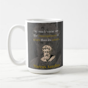 Woede Doet Jou Het Meest Kwalijk: Marcus Aurelius  Koffiemok