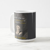 Woede Doet Jou Het Meest Kwalijk: Marcus Aurelius Koffiemok (Voorkant links)