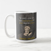 Woede Doet Jou Het Meest Kwalijk: Marcus Aurelius Koffiemok (Links)