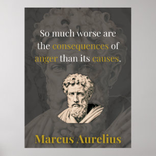 Woede Doet Jou Het Meest Kwijt: Marcus Aurelius ov Poster