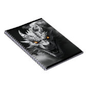 Woede Dragon Head Portrait Notitieboek (Rechterzijde)