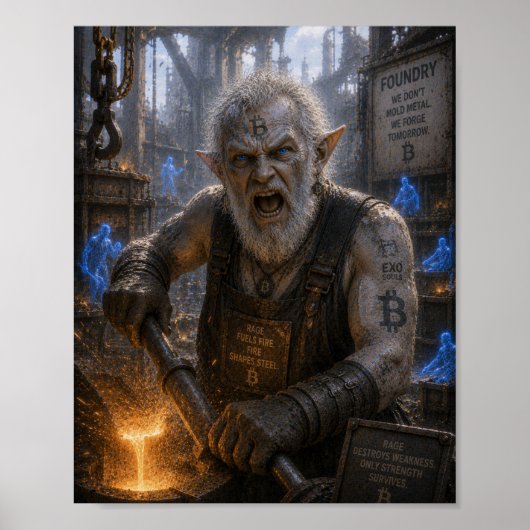 Woede / Gieter / Gieterij Poster (Voorkant)