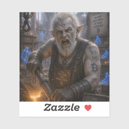 Woede / Gieter / Gieterij Sticker (Vel)