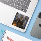 Woede / Gieter / Gieterij Sticker (Laptop met iPhone)