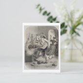 Woede in de keuken, van een reeks prints depi briefkaart (Staand voorkant)