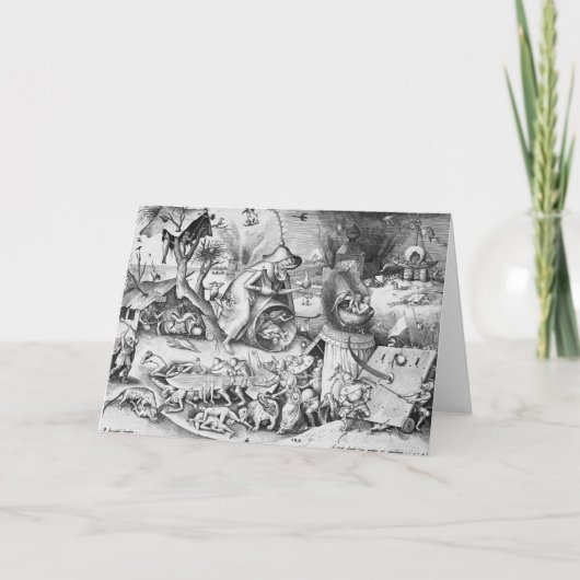 Woede (IRA), de zeven dodelijke zonden Kaart (Voorkant)