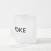 woede matglas koffiemok (Voorkant links)