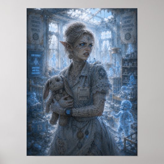 Woede / Nanny / Kinderkamer Poster (Voorkant)