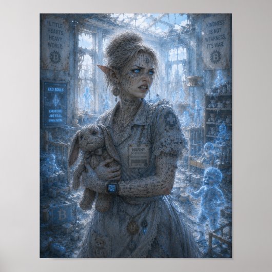 Woede / Nanny / Kinderkamer Poster (Voorkant)
