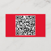 Woede Pijnen QR code visitekaartje Contactkaartje (Achterkant)