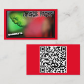 Woede Pijnen QR code visitekaartje Contactkaartje (Voorkant / Achterkant)