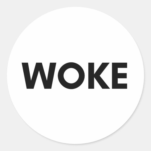 woede ronde sticker (Voorkant)