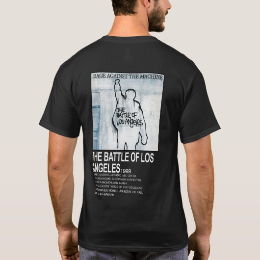 Woede tegen de machine t-shirt (Achterkant)