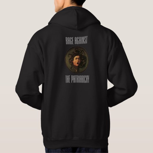 Woede tegen het patriarchaat hoodie (Achterkant)