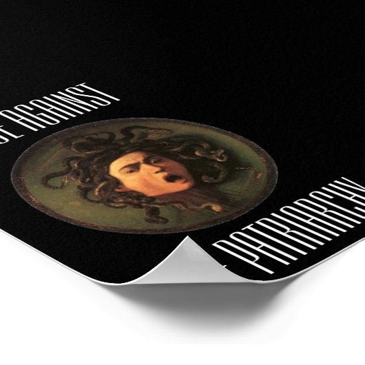 Woede tegen het patriarchaat poster (Hoek)