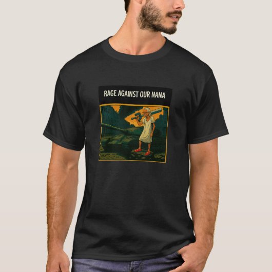 Woede Tegen Onze Oma T-shirt (Voorkant)