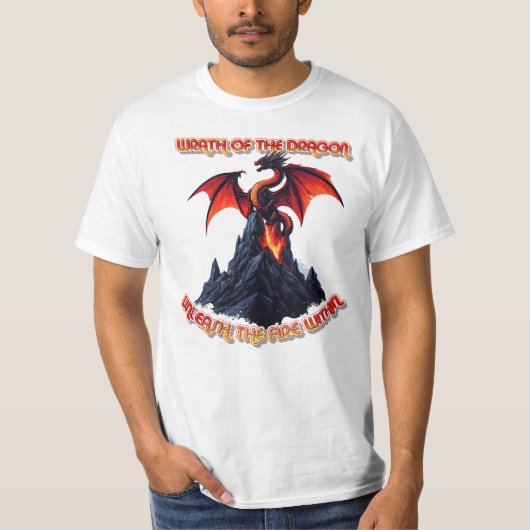 Woede van de Draak T-shirt (Voorkant)
