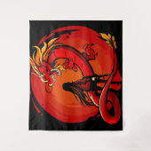 Woede van de hemelse draak wandkleed (Voorkant)