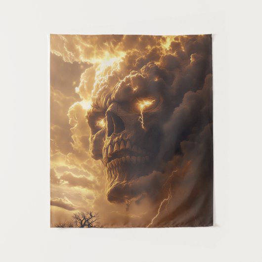 Woede van de Stormschedel Wandkleed (Voorkant)