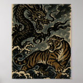 Woede van het Oosten: Tiger en Dragon Duel Poster (Voorkant)