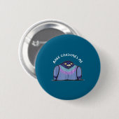 Woede Verteert Me Grappige Geon Meme Hand Getekend Ronde Button 5,7 Cm (Voorkant /achterkant)