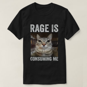Woede Verteert Me Kat Meme T-shirt