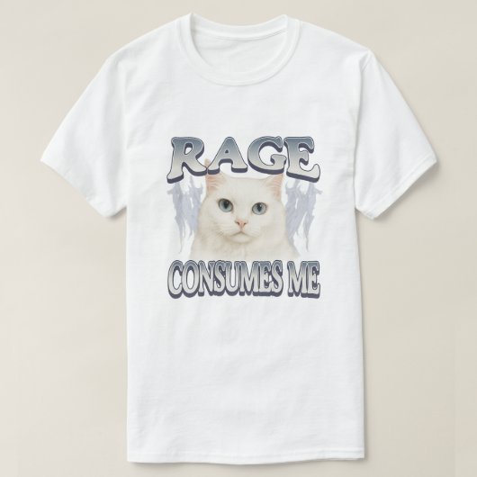 woede verteert me t-shirt (Design voorkant)