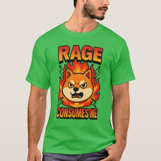 Woede verteert me t-shirt (Voorkant)