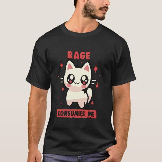 Woede verteert me t-shirt (Voorkant)