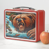 Woedend Beer Gevist in wilde wateren (In situ)