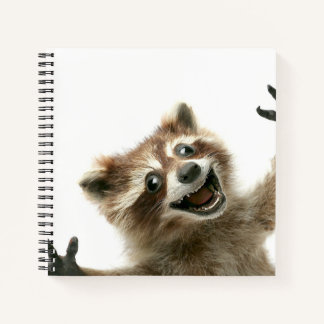 Woedend blij wasbeer notitieboek