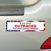 woedend bumpersticker (Op auto)